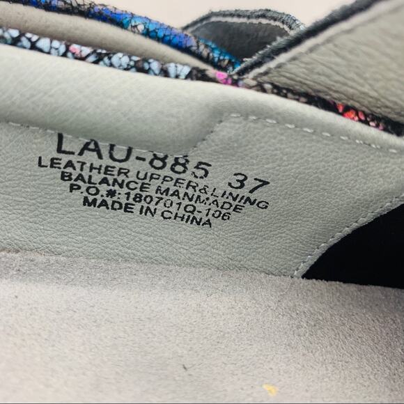 Algeria LAU 885 Velcro shiny leather like new 37 - Picture 8 of 9